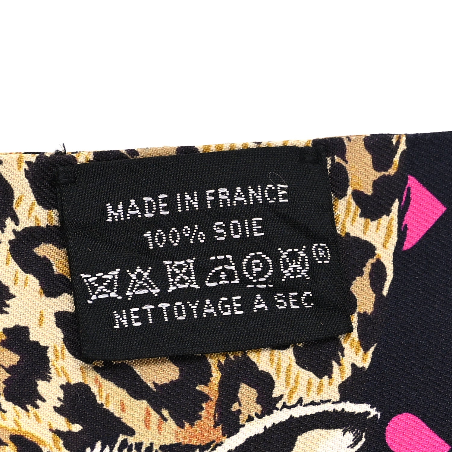 Hermes Silk Jungle Love Love Twilly Black Vert Rose Vif 4 of 4