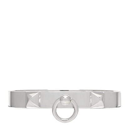 Hermes Sterling Silver PM Collier De Chien Bracelet LG 1 of 5