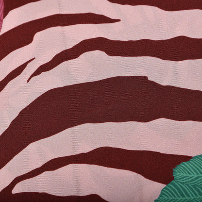 Hermes Silk Zebra Pegasus Maxi Twilly 5 of 5
