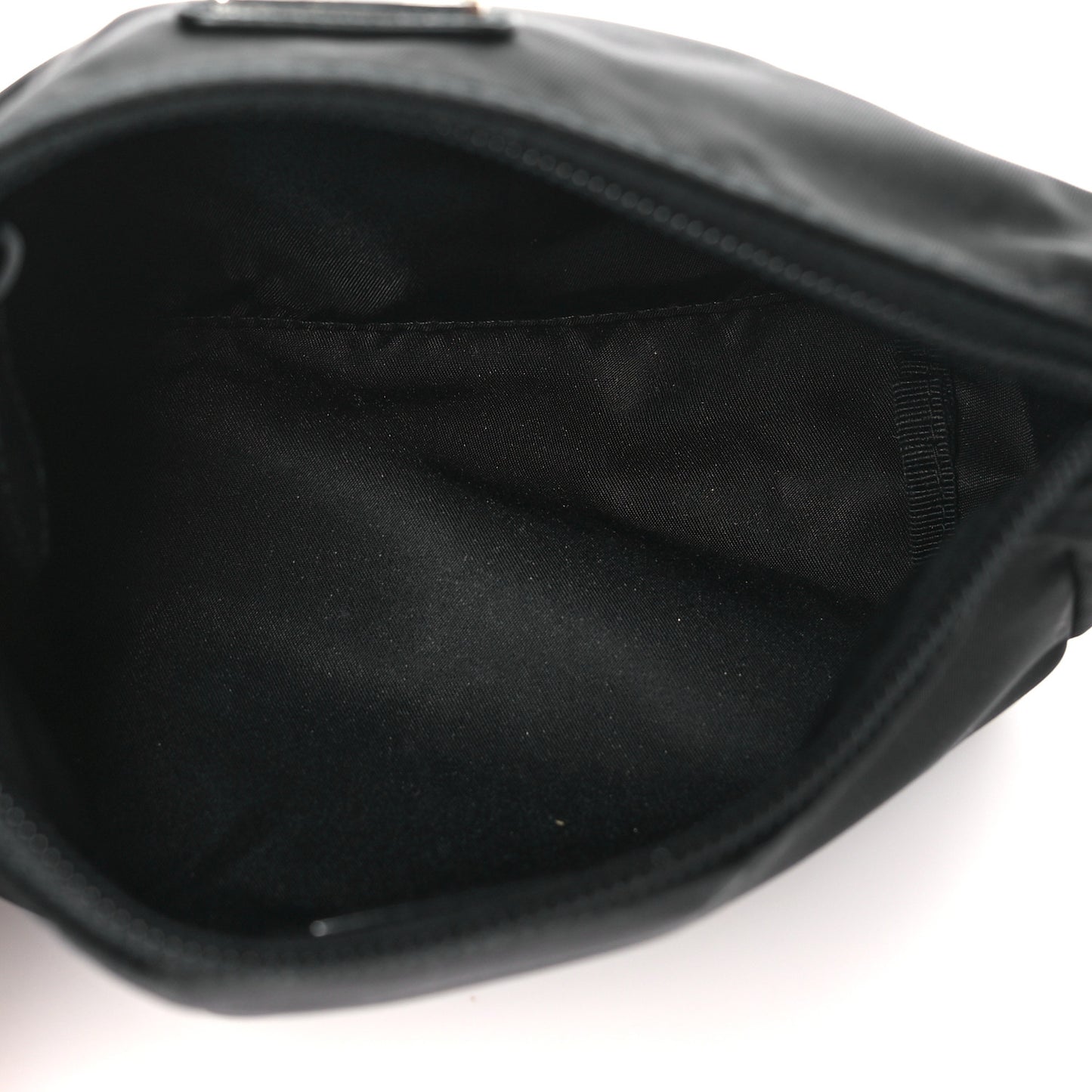 Tessuto Nylon Vela Cosmetic Pouch Black