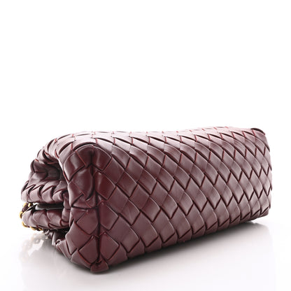 Bottega Veneta Nappa Intrecciato Teen The Lauren 1980 Clutch With Chain Barolo 4 of 9