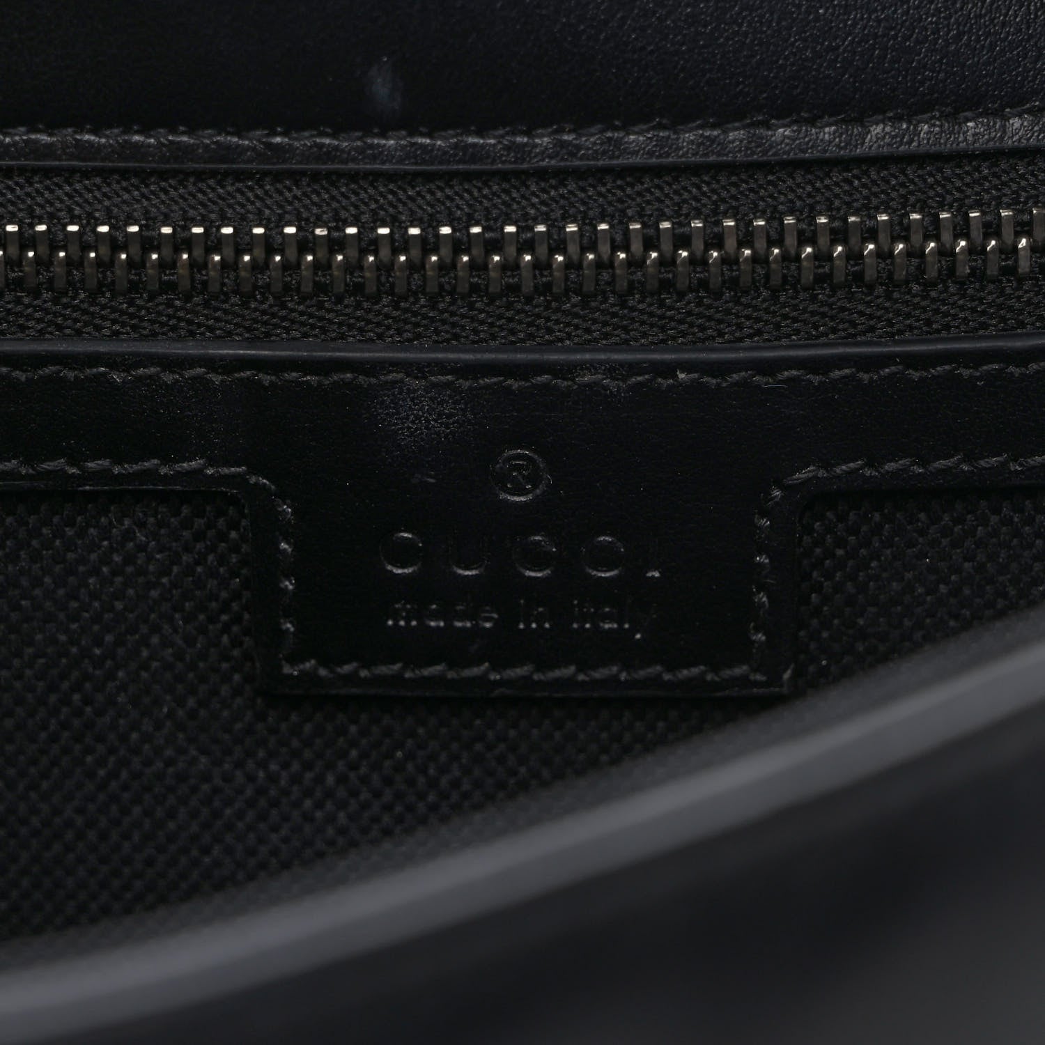 Gucci Calfskin Matelasse Monochrome Small GG Marmont Shoulder Bag Black 5 of 8