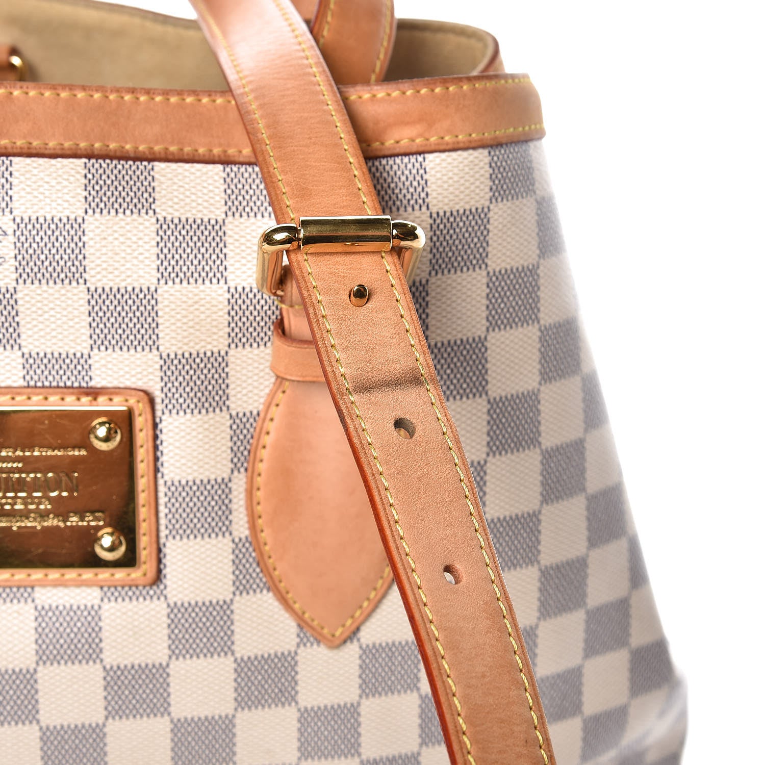 Louis Vuitton Damier Azur Hampstead MM 8 of 13