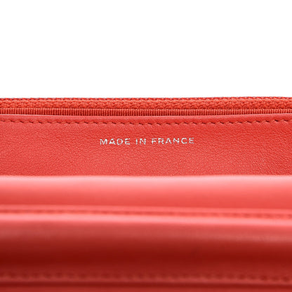 Chanel Patent Quilted Wallet On Chain WOC Red 7 of 10