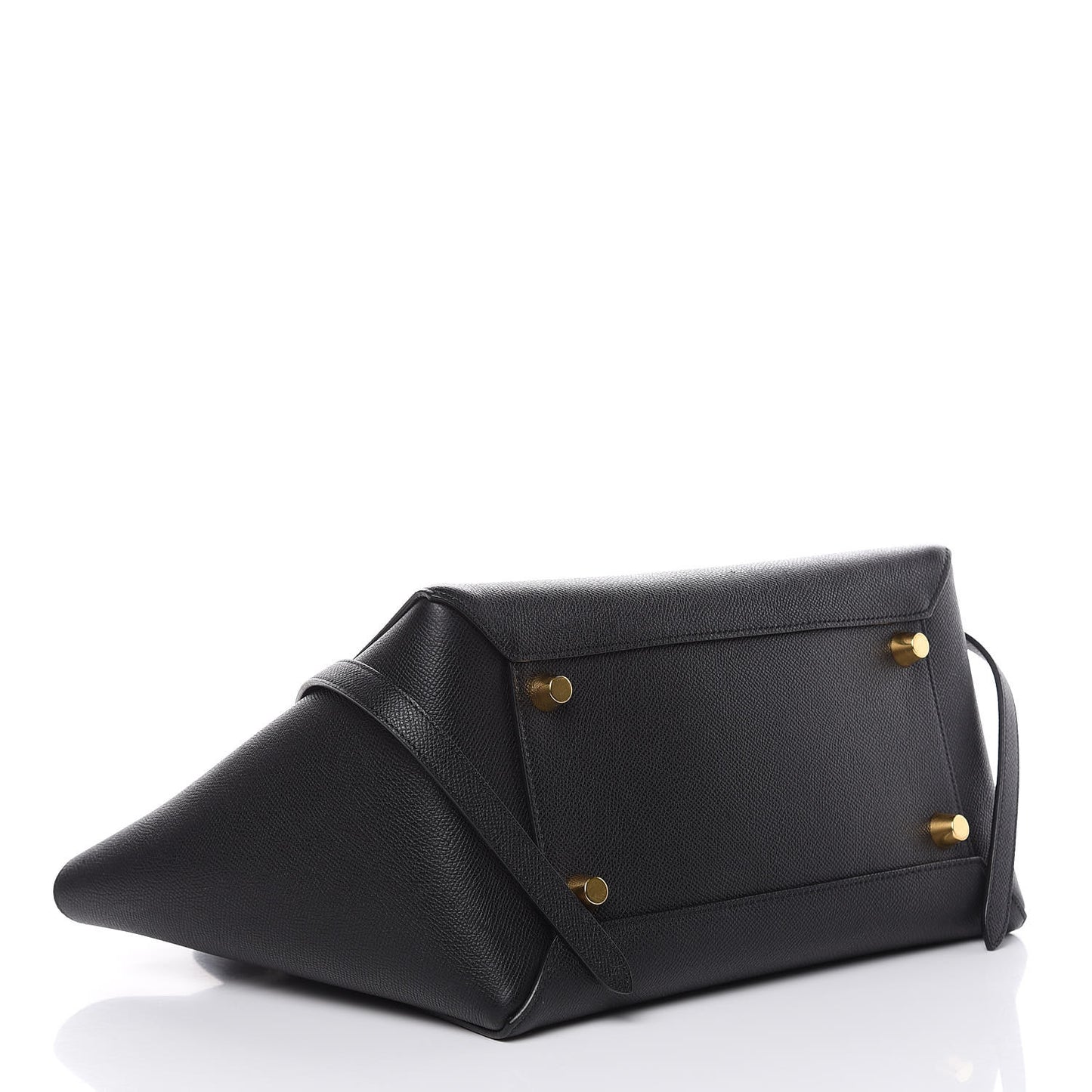 Grained Calfskin Mini Belt Bag Black