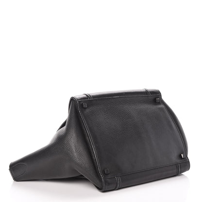 Celine Smooth Calfskin Medium Phantom Luggage Black 4 of 10