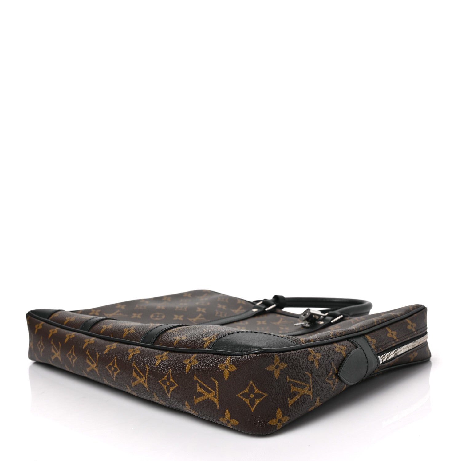 Louis Vuitton Monogram Macassar Porte Documents Voyage Soft Briefcase 8 of 8