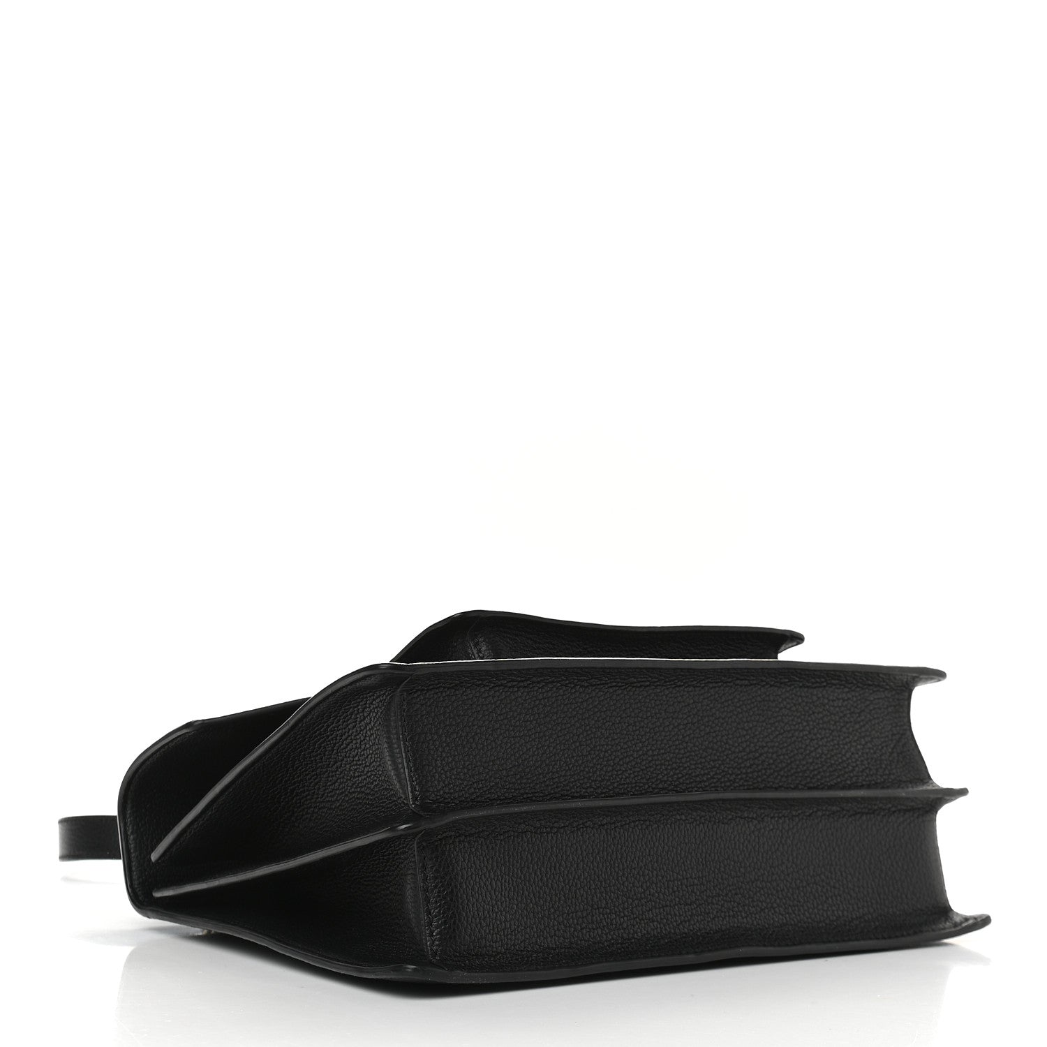 MCM Grained Calfskin Medium Patricia Park Avenue Satchel Black 4 of 9