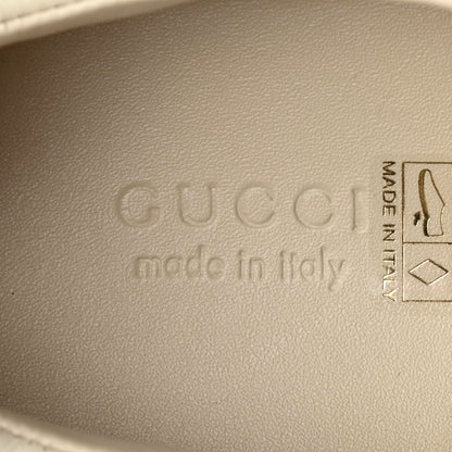 Gucci Calfskin Logo Womens Rhyton Sneakers 37.5 Ivory 7 of 13