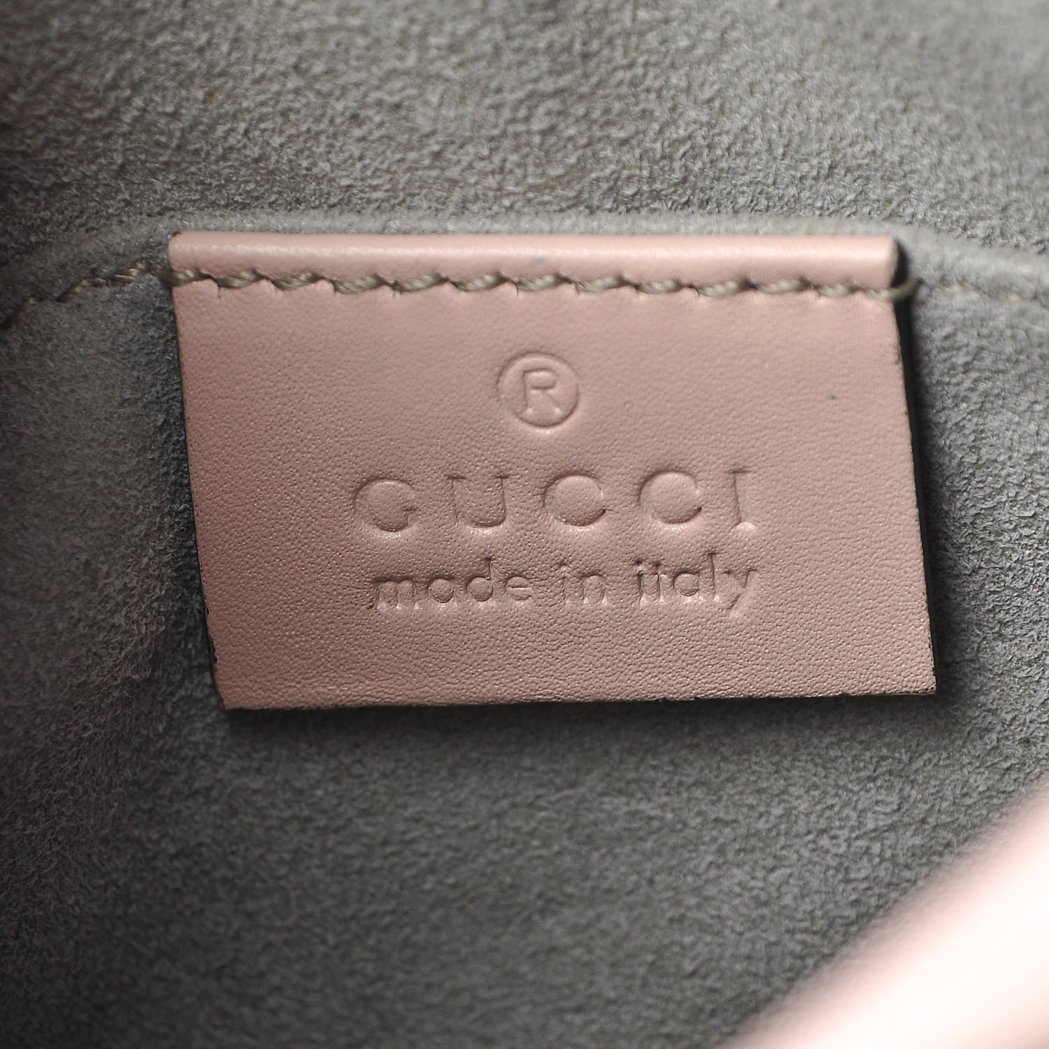 Gucci Calfskin Matelasse Mini GG Marmont Chain Shoulder Bag Perfect Pink 6 of 9