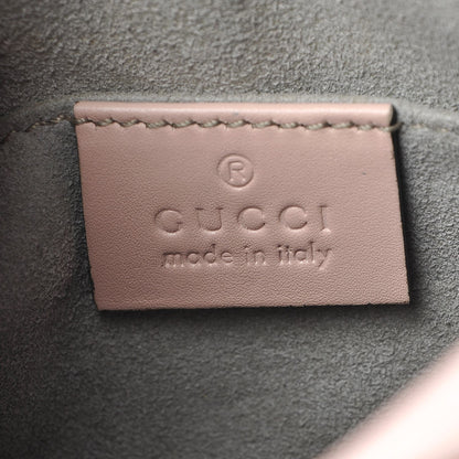 Gucci Calfskin Matelasse Mini GG Marmont Chain Shoulder Bag Perfect Pink 6 of 9