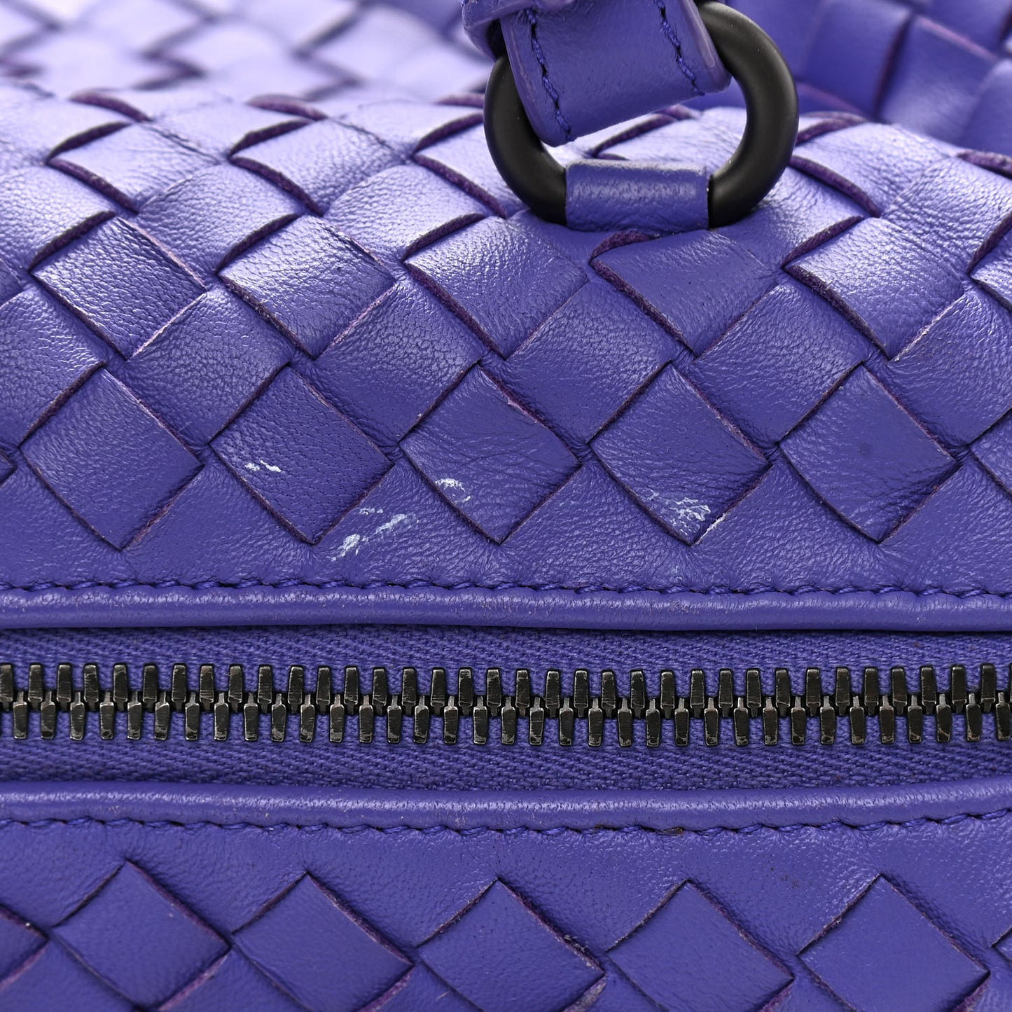 Nappa Intrecciato Mini Boston Lavender
