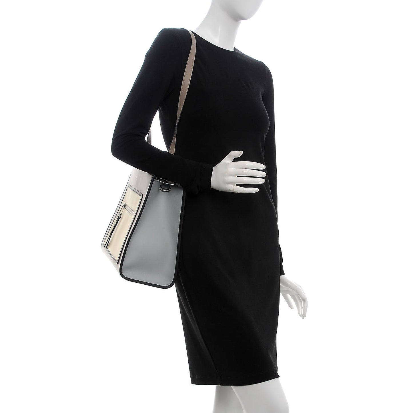 Vitello Century F is Fendi Regular Runaway Satchel Tortora Burro Multicolor