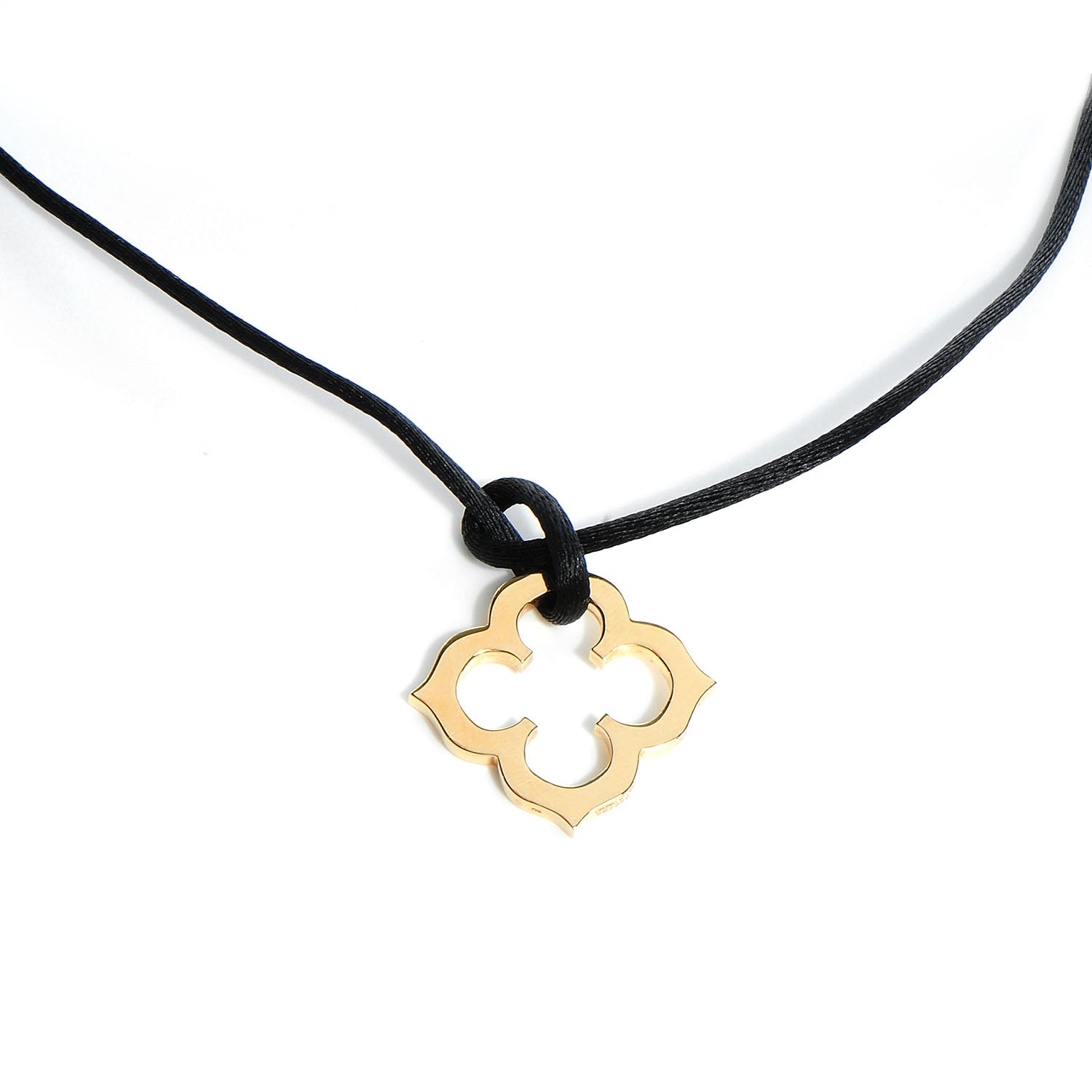 Cartier 18k Yellow Gold Clover Necklace 1 of 5