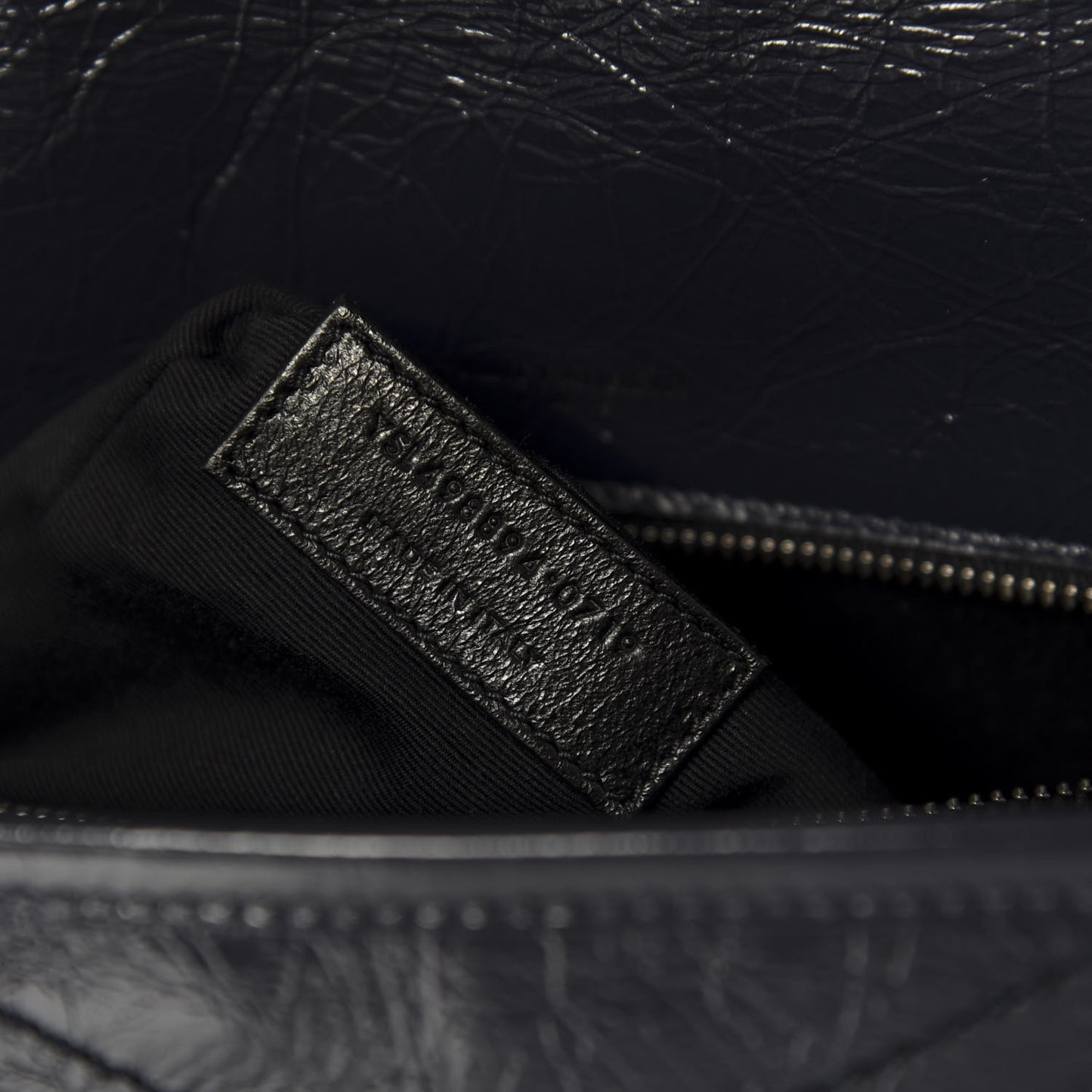 Crinkled Calfskin Matelasse Monogram Medium Niki Chain Satchel Deep Marine