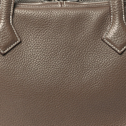 Hermes Taurillon Clemence Victoria Elan 38 Etoupe 8 of 12