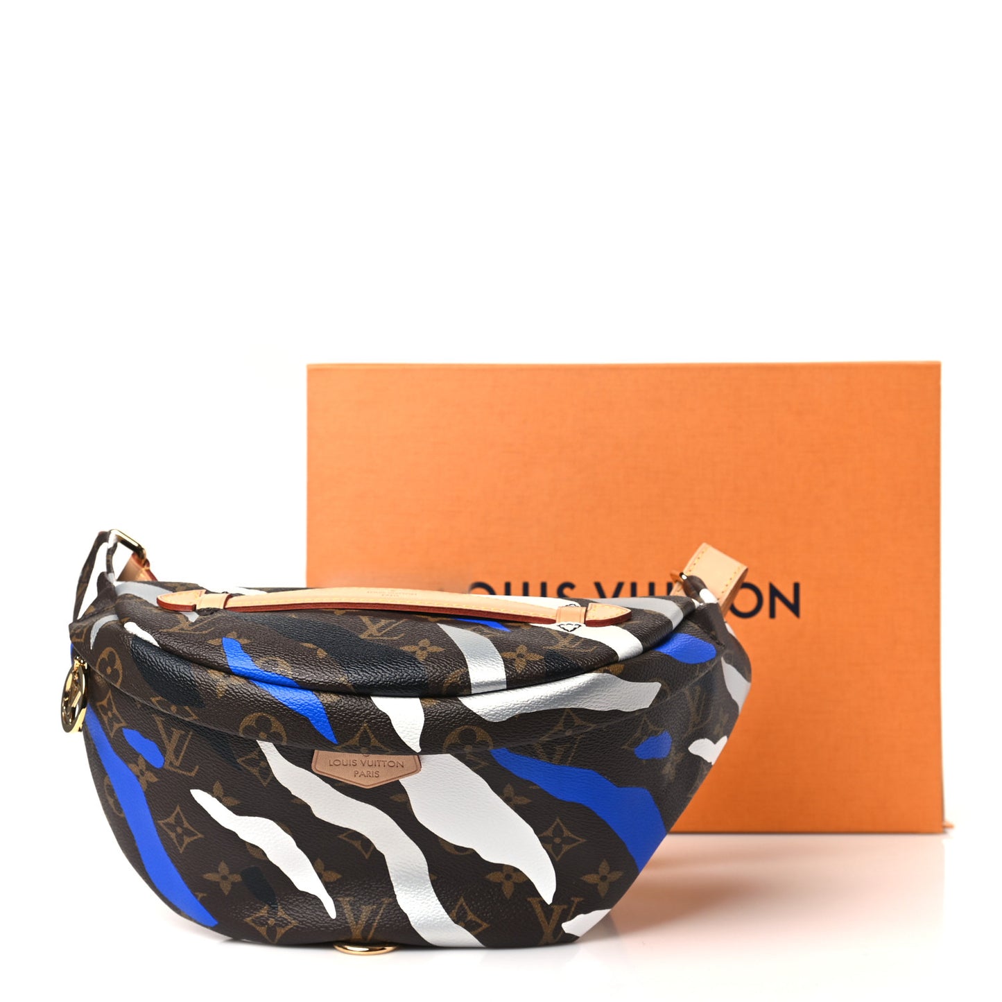 x LoL Monogram Bumbag Blue Silver