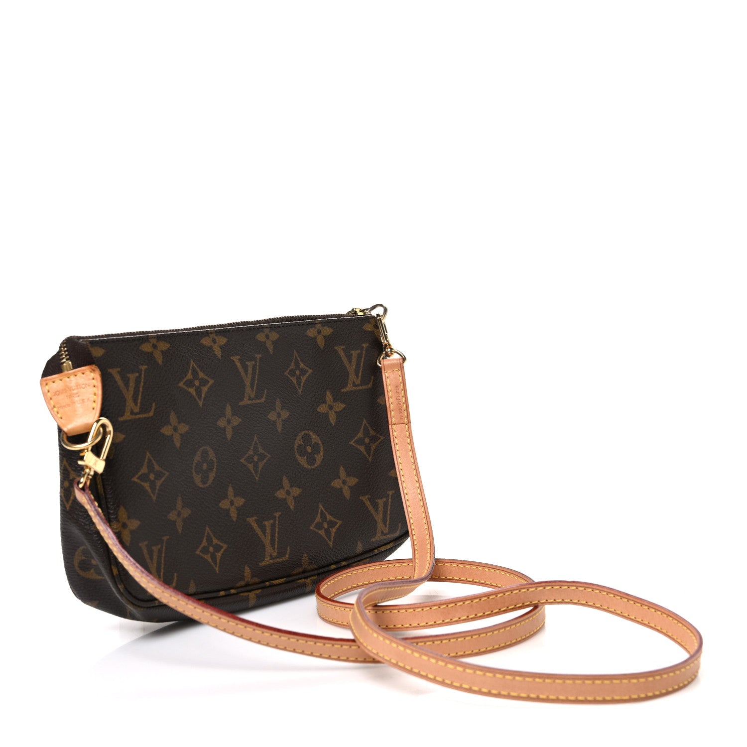 Louis Vuitton Monogram Accessories Pochette Long Strap 2 of 9