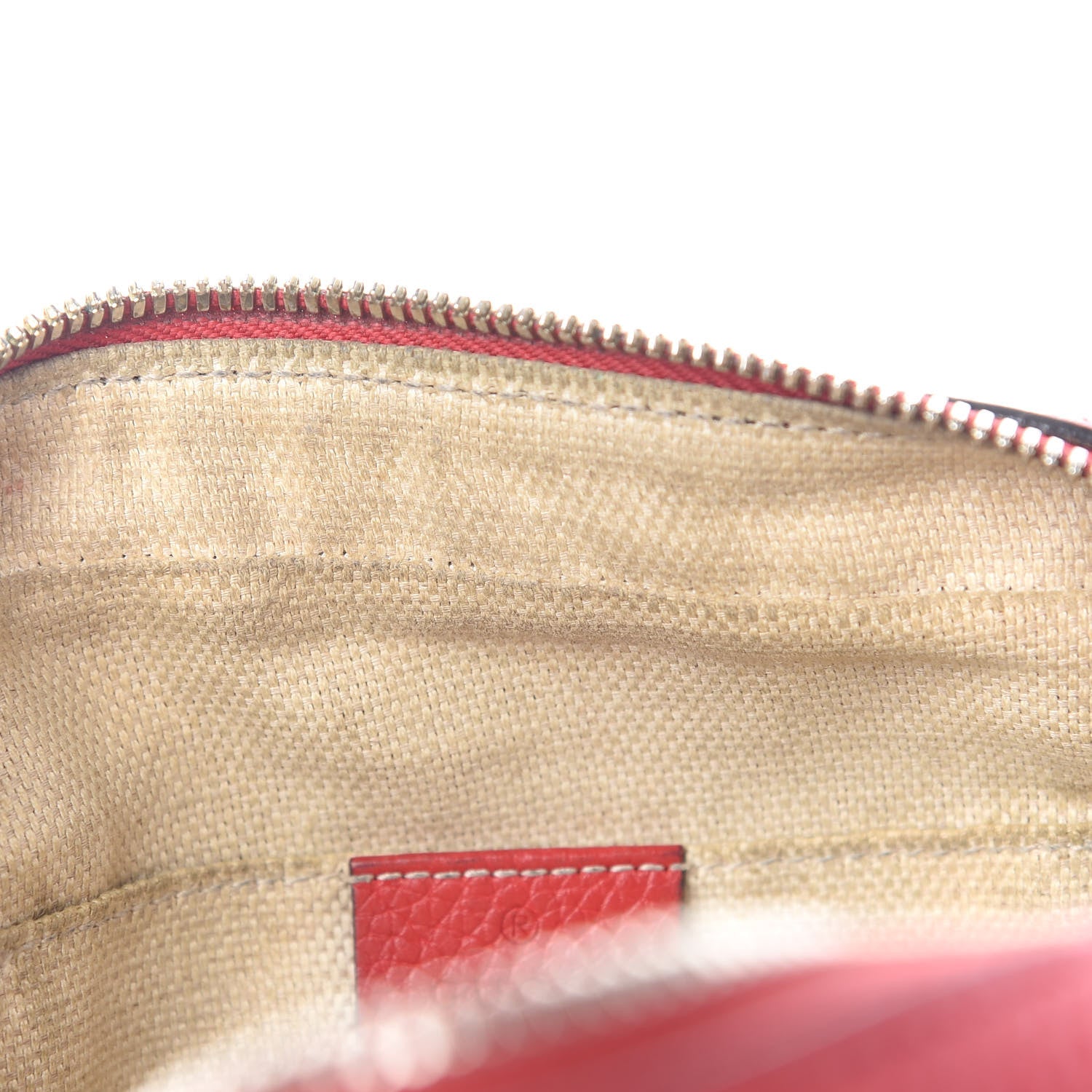 Gucci Pebbled Calfskin Small Soho Disco Bag Tabasco Red 11 of 15