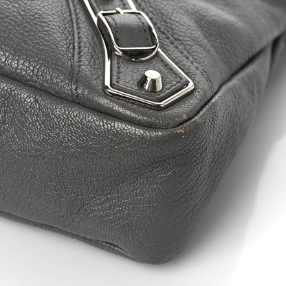 Balenciaga Chevre Silver Metallic Edge Hardware Town Gris Acier 10 of 10