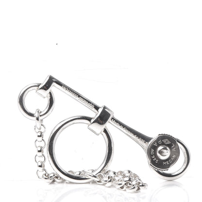 Hermes Sterling Silver Mors De Bride Earrings 4 of 6