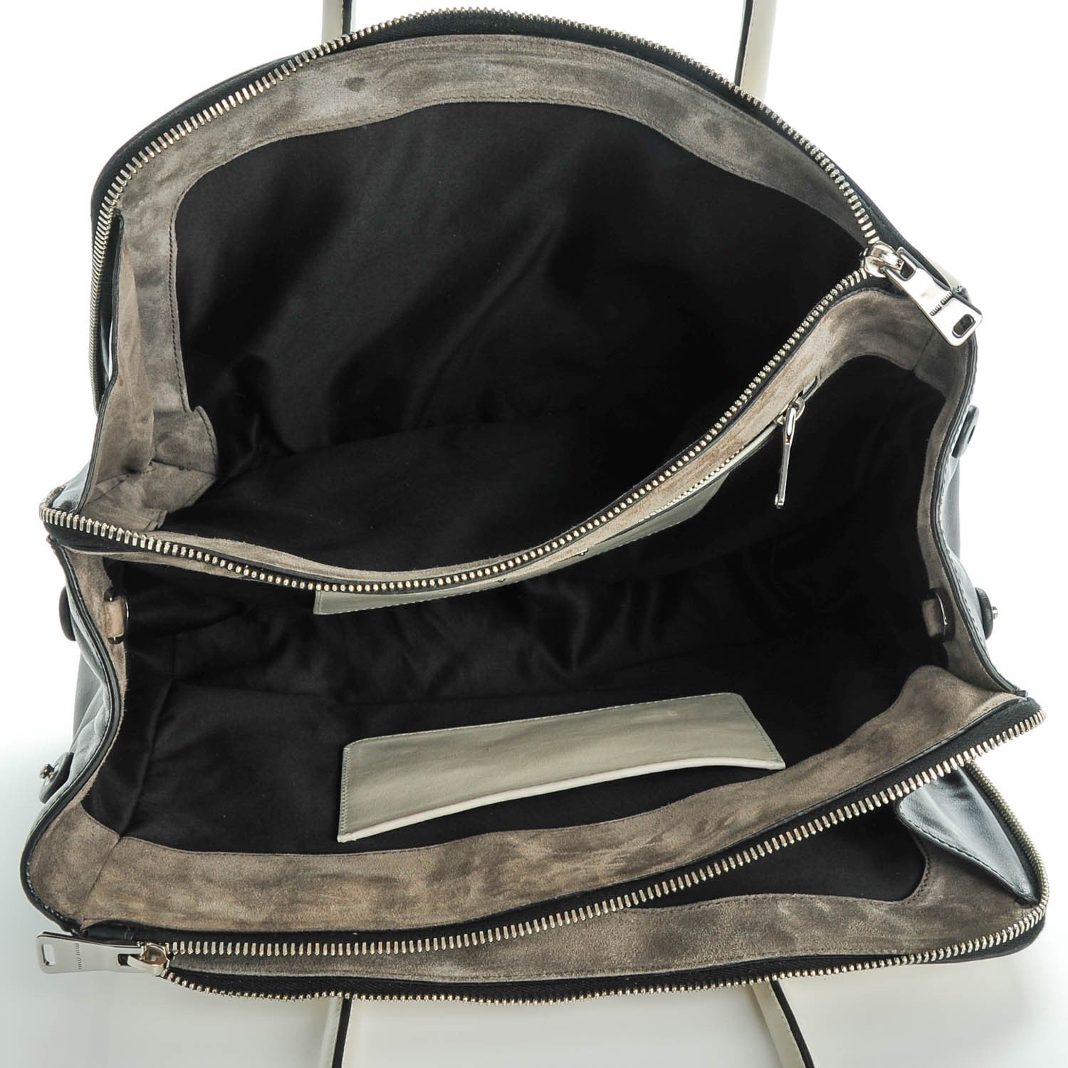 Miu Miu Nappa Matelasse Convertible Satchel Argilla Talco 5 of 7
