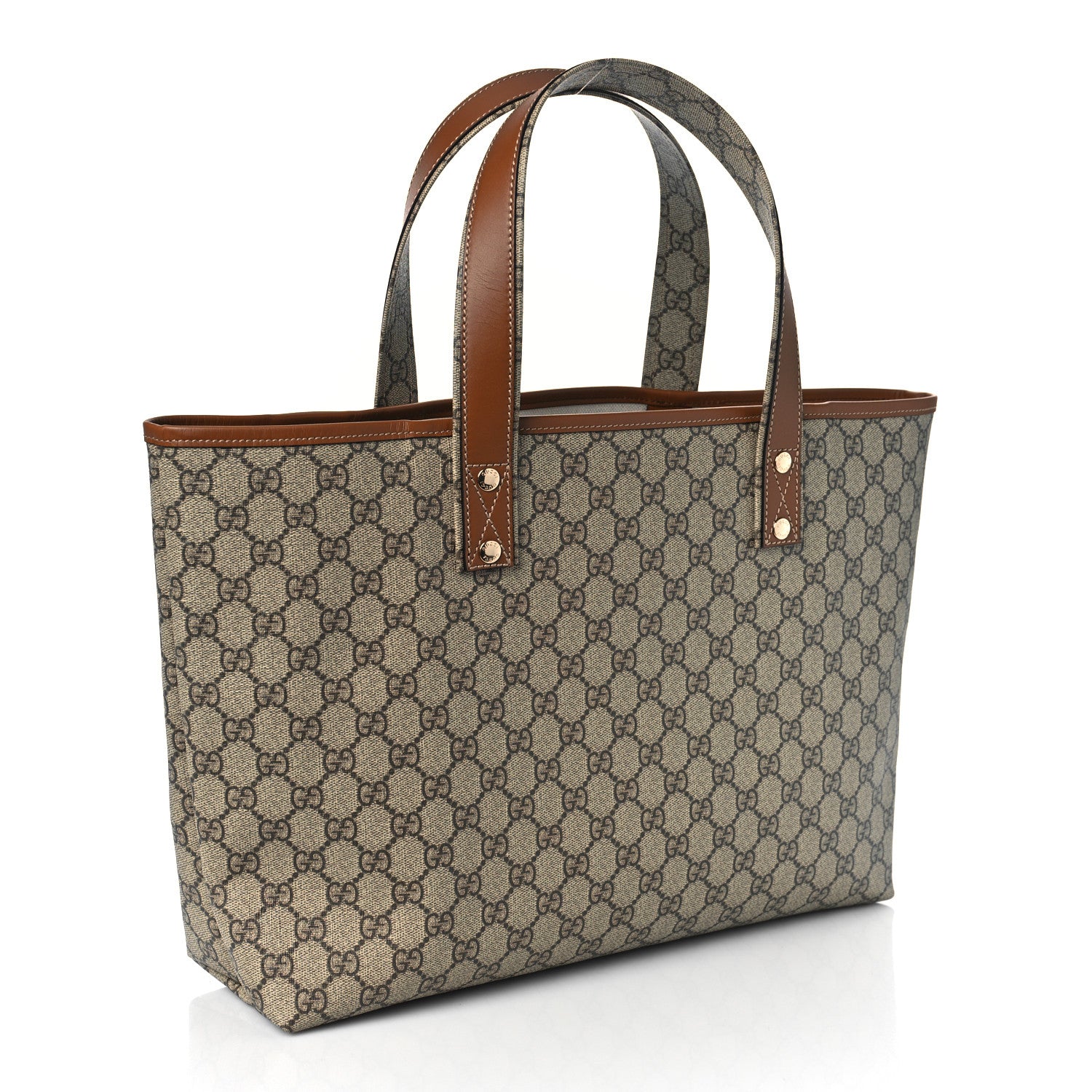 Gucci GG Plus Monogram Medium Signature Web Loop Tote Brown 2 of 8