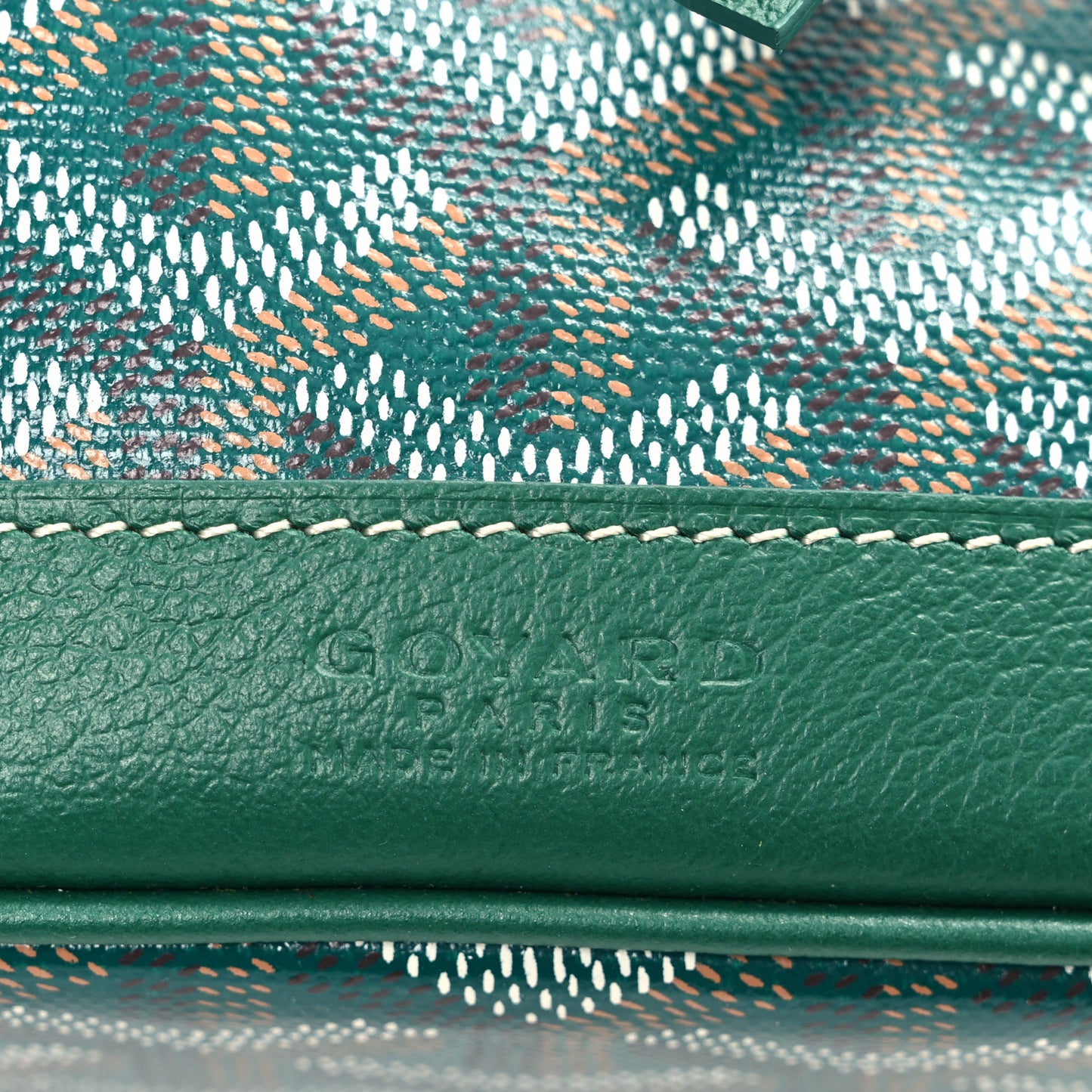Goyardine Petit Flot Mini Bucket Bag Green