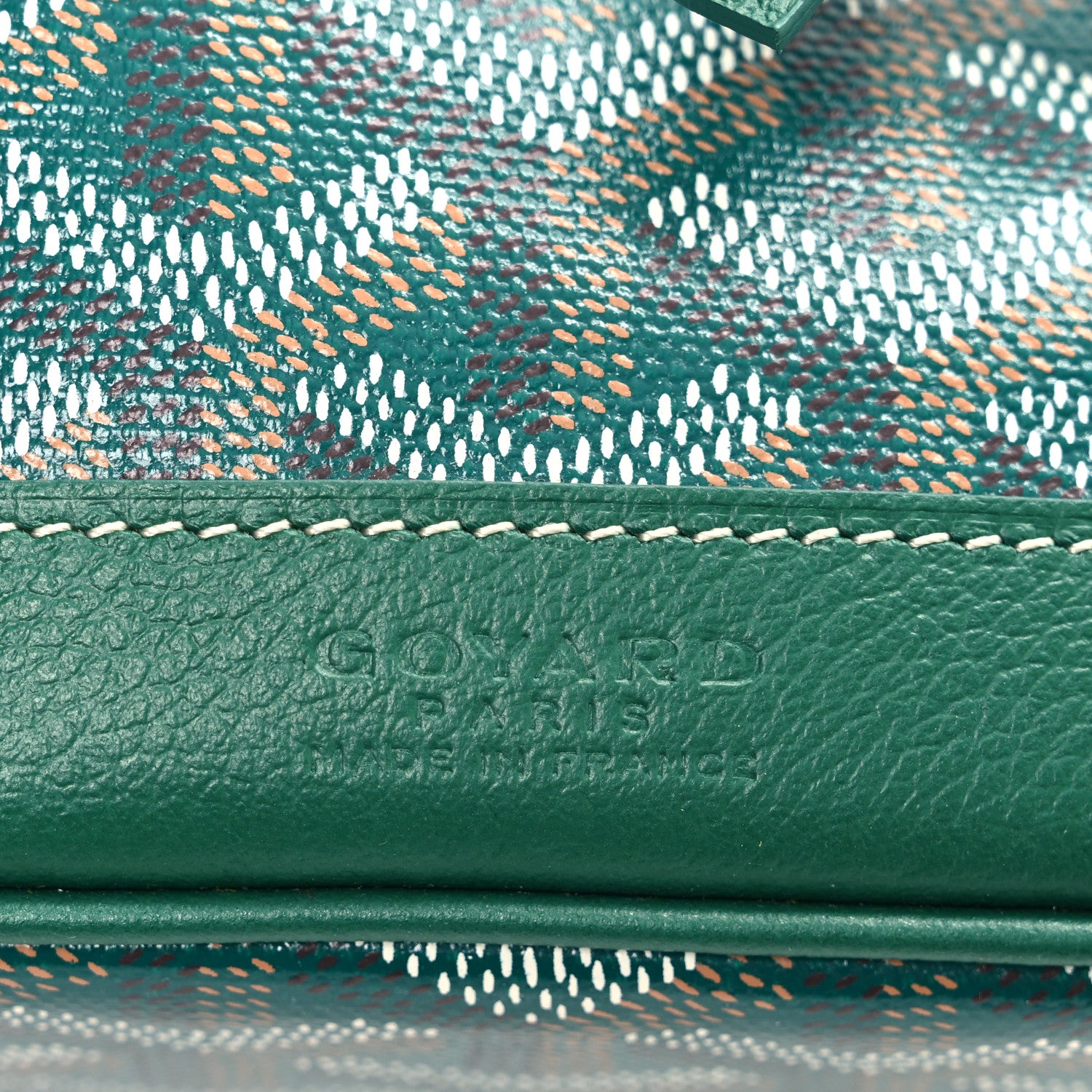 Goyard Goyardine Petit Flot Mini Bucket Bag Green 6 of 10