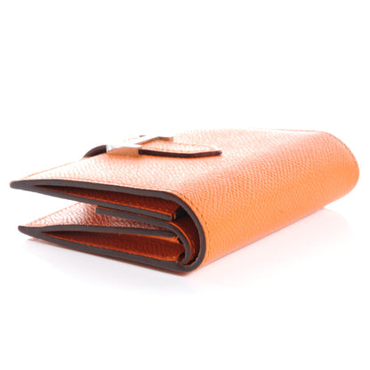 Hermes Epsom Mini Bearn Wallet Orange 4 of 6