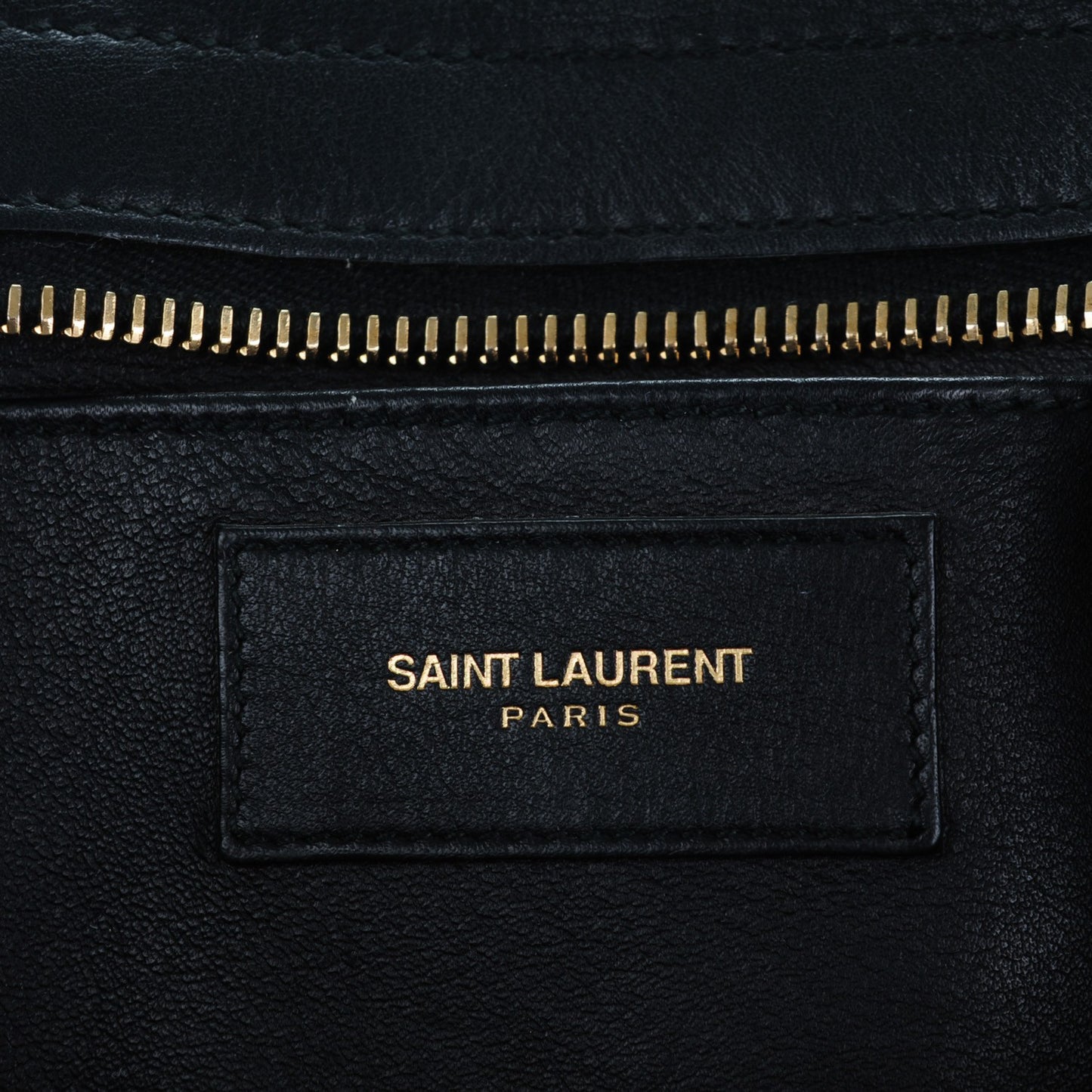 Calfskin Small Classic Y Cabas Black