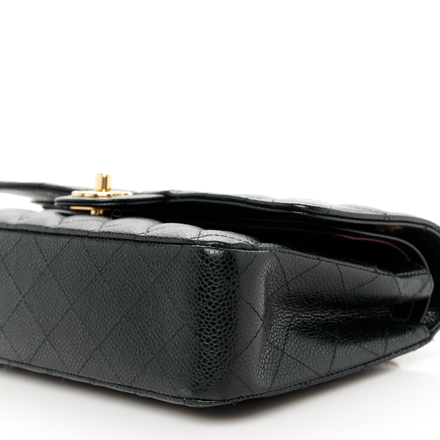 Chanel Caviar Quilted Medium Double Flap Black 11 of 11