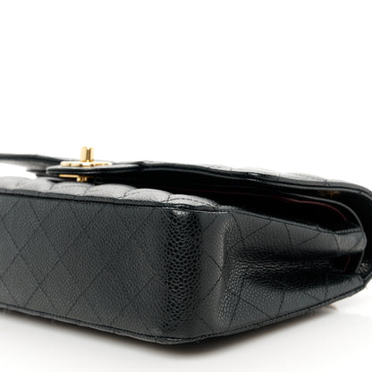 Chanel Caviar Quilted Medium Double Flap Black 11 of 11