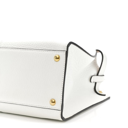 Fendi Cuoio Romano Selleria Bi-Color Medium Peekaboo X-Lite White Indaco 10 of 10