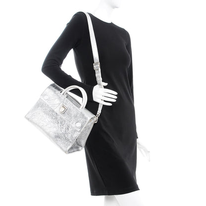 Christian Dior Metallic Calfskin Medium Diorever Flap Silver 2 of 10