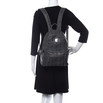 MCM Visetos Small Side Stud Stark Backpack Phantom Grey 2 of 14