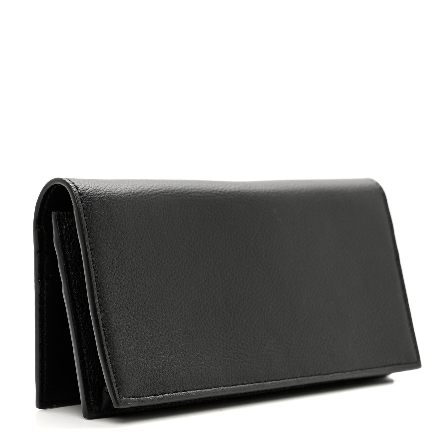 Calfskin Tiny Monogram Cassandre Wallet Black