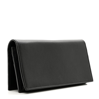 Saint Laurent Calfskin Tiny Monogram Cassandre Wallet Black 3 of 6