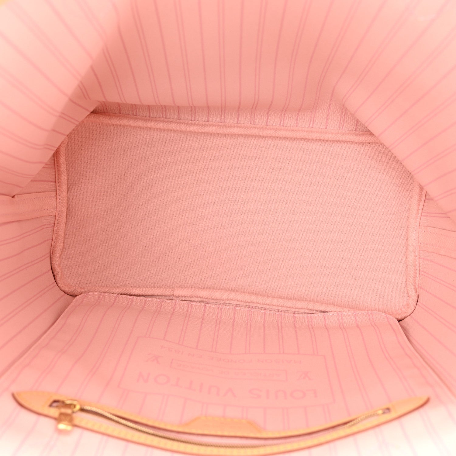 Louis Vuitton Damier Azur Neo Neverfull MM Rose Ballerine 4 of 9