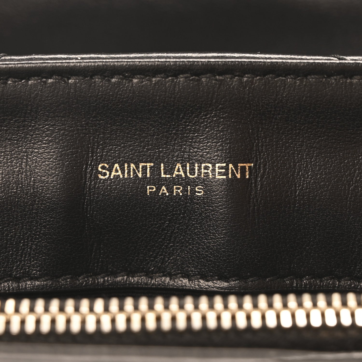Saint Laurent Calfskin Y Quilted Monogram Small Loulou Chain Satchel Black 6 of 10