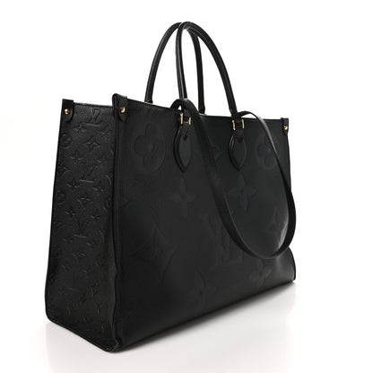 Louis Vuitton Empreinte Monogram Giant Onthego GM Black 3 of 9