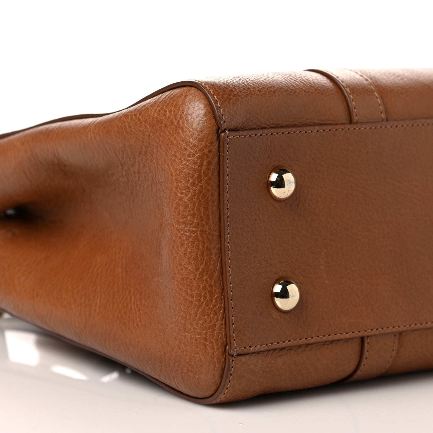 Mulberry Classic Grain Small Bayswater Double Zip Tote Oak 7 of 8