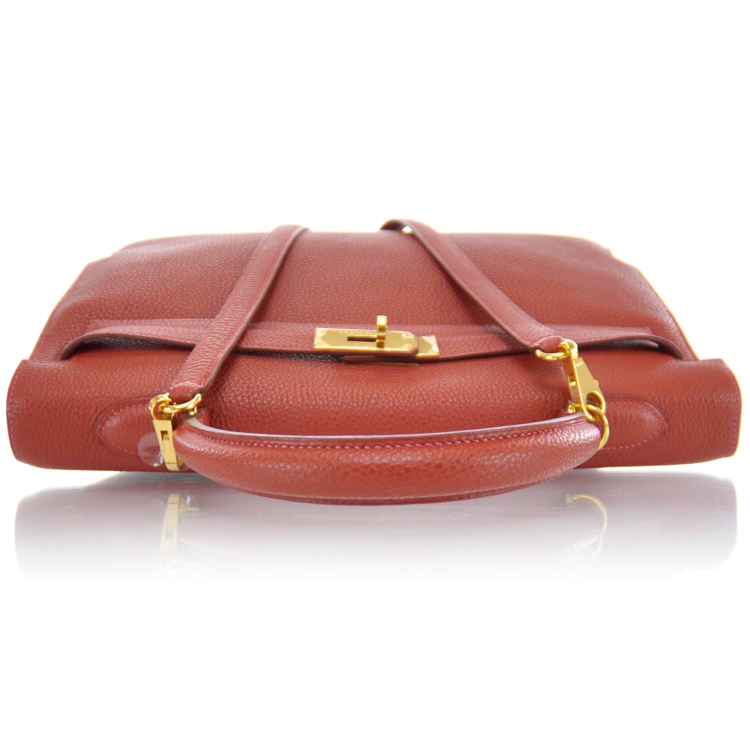 Hermes Togo Kelly Retourne 35 Vermillion 5 of 12