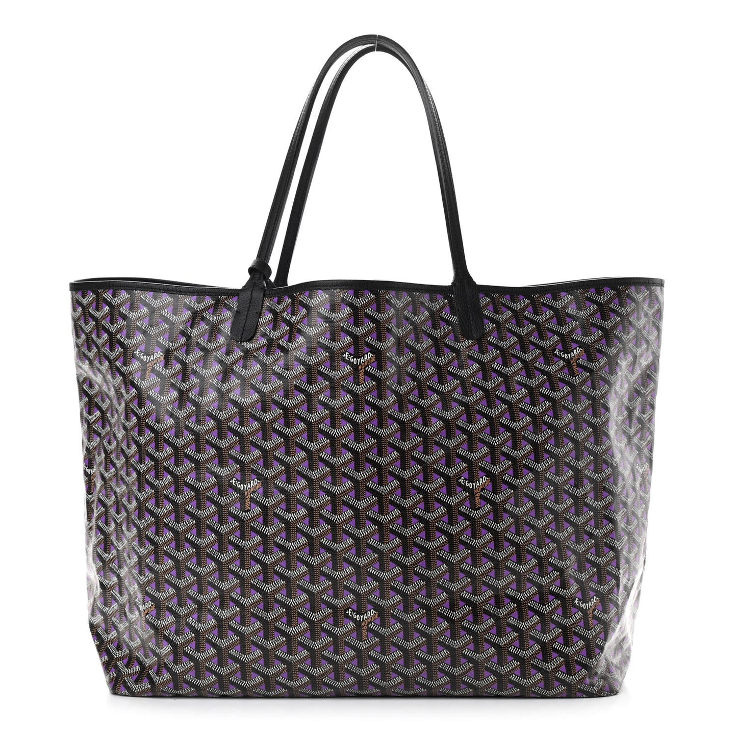 Goyardine Saint Louis Claire Voie GM Black Purple