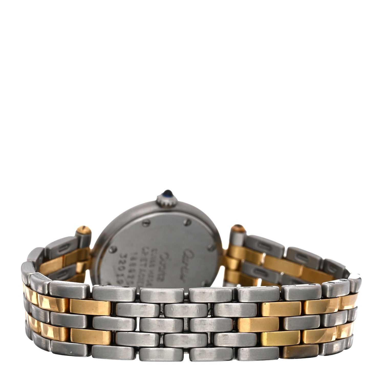Cartier Stainless Steel 18K Yellow Gold 24mm Panthere Vendome Quartz Watch 3 of 4