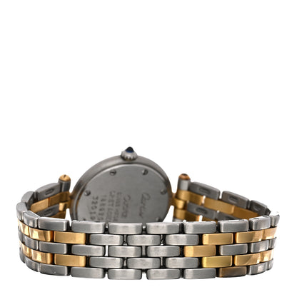 Cartier Stainless Steel 18K Yellow Gold 24mm Panthere Vendome Quartz Watch 3 of 4
