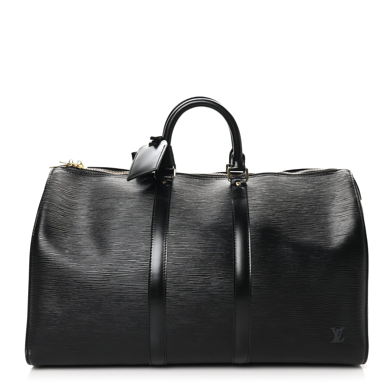 Louis Vuitton Epi Keepall 45 Black 1 of 9
