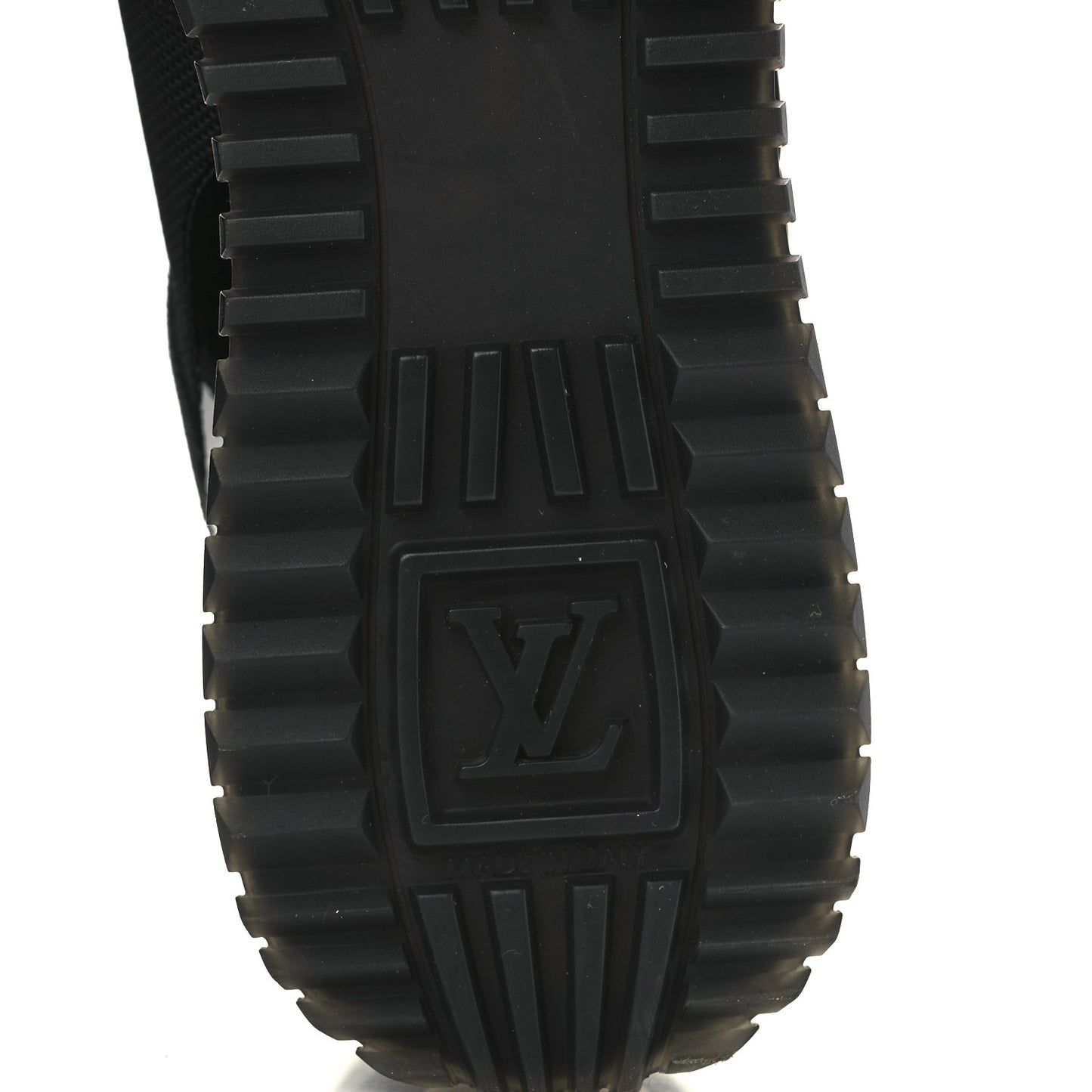 Suede Monogram Run Away Sneakers 38 Black