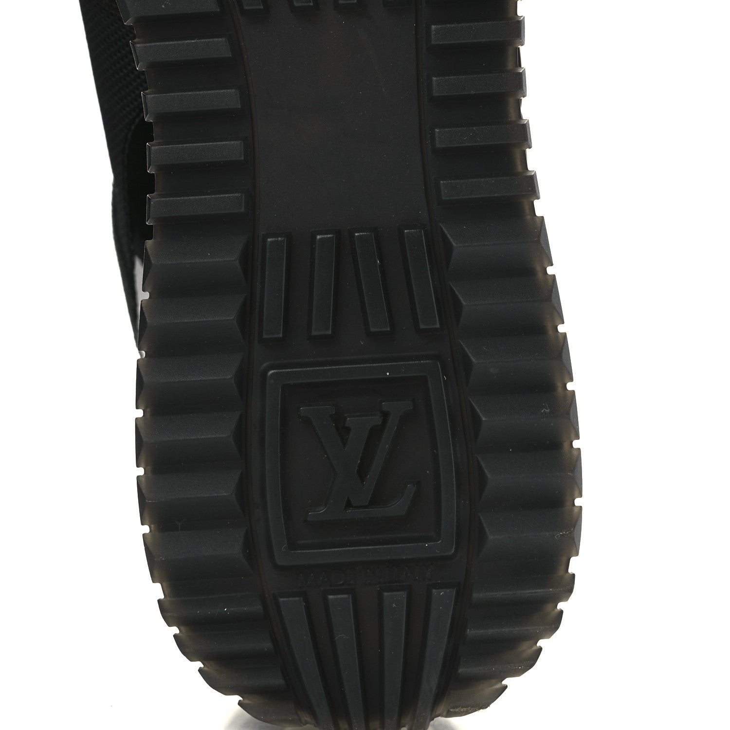 Louis Vuitton Suede Monogram Run Away Sneakers 38 Black 6 of 9
