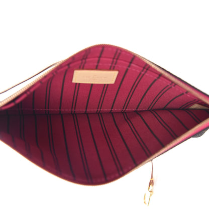 Louis Vuitton Monogram Neverfull MM GM Pochette Pivoine 5 of 10